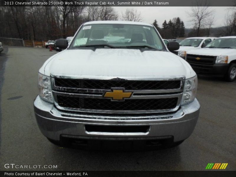 Summit White / Dark Titanium 2013 Chevrolet Silverado 2500HD Work Truck Regular Cab 4x4