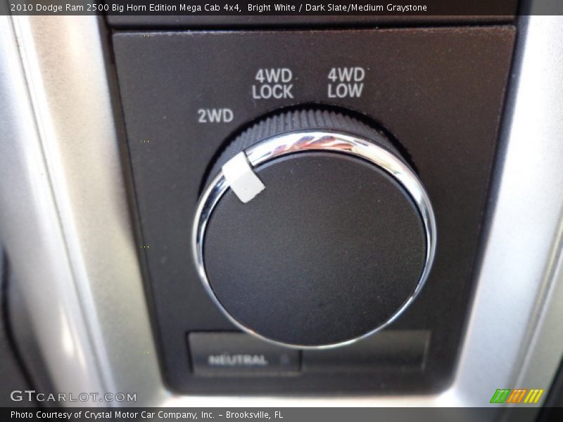 Controls of 2010 Ram 2500 Big Horn Edition Mega Cab 4x4