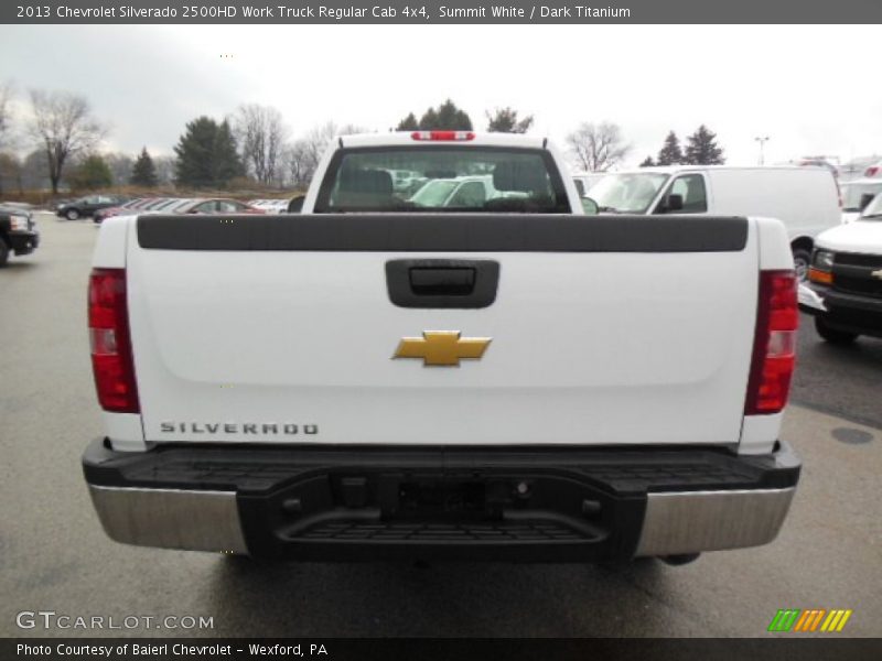 Summit White / Dark Titanium 2013 Chevrolet Silverado 2500HD Work Truck Regular Cab 4x4