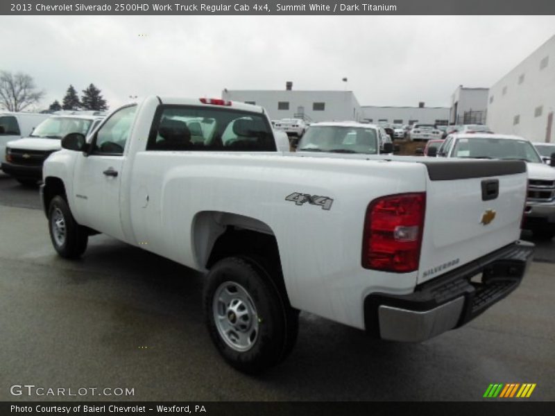 Summit White / Dark Titanium 2013 Chevrolet Silverado 2500HD Work Truck Regular Cab 4x4