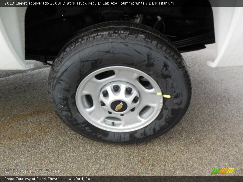 Summit White / Dark Titanium 2013 Chevrolet Silverado 2500HD Work Truck Regular Cab 4x4