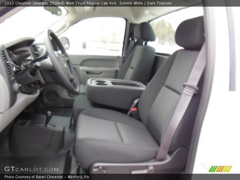 Summit White / Dark Titanium 2013 Chevrolet Silverado 2500HD Work Truck Regular Cab 4x4