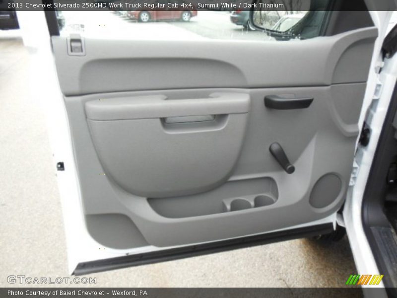 Summit White / Dark Titanium 2013 Chevrolet Silverado 2500HD Work Truck Regular Cab 4x4