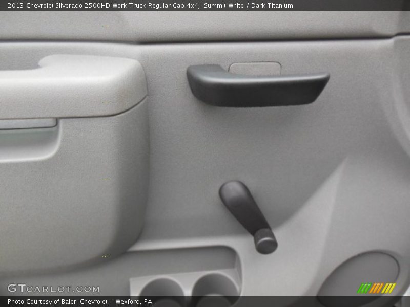 Summit White / Dark Titanium 2013 Chevrolet Silverado 2500HD Work Truck Regular Cab 4x4