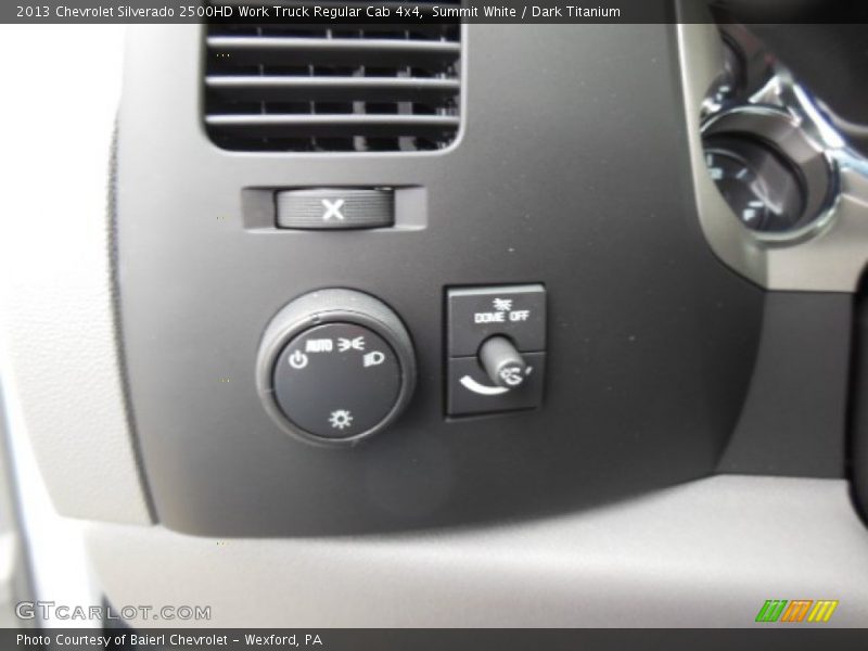 Summit White / Dark Titanium 2013 Chevrolet Silverado 2500HD Work Truck Regular Cab 4x4
