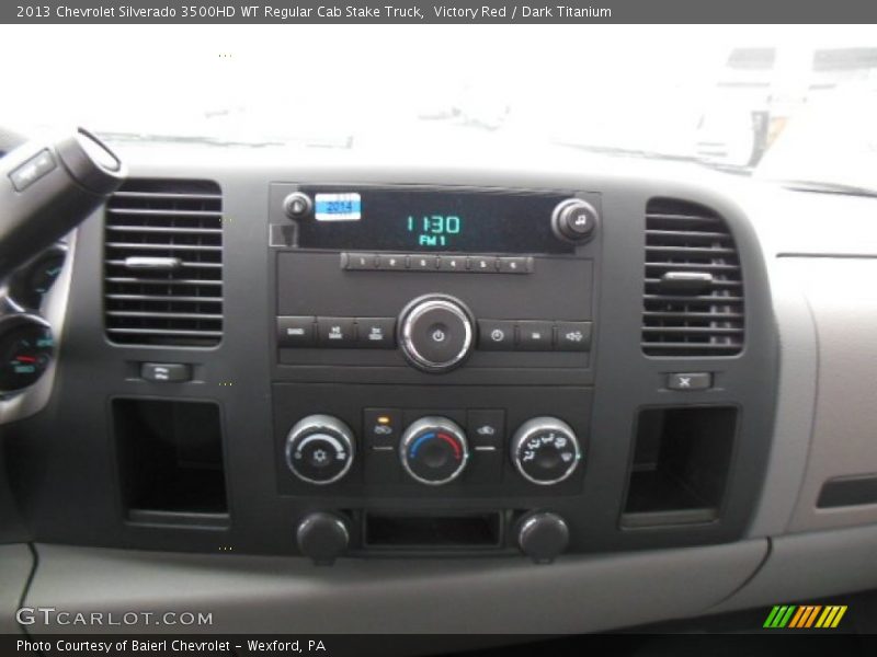 Controls of 2013 Silverado 3500HD WT Regular Cab Stake Truck