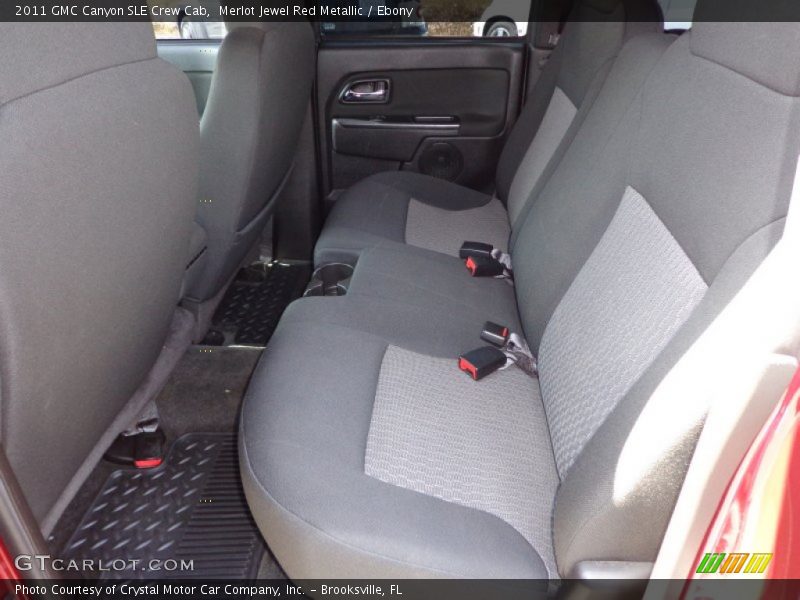 Rear Seat of 2011 Canyon SLE Crew Cab