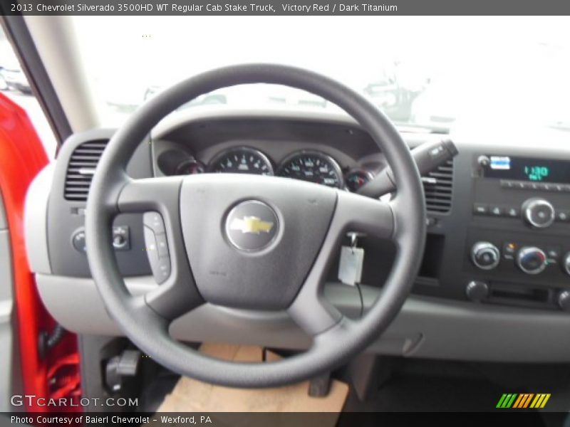 2013 Silverado 3500HD WT Regular Cab Stake Truck Steering Wheel