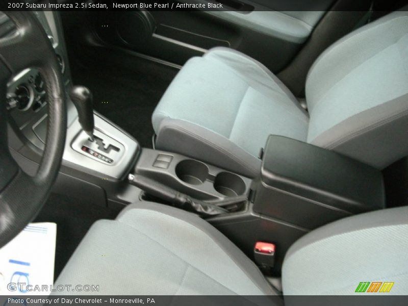 Newport Blue Pearl / Anthracite Black 2007 Subaru Impreza 2.5i Sedan
