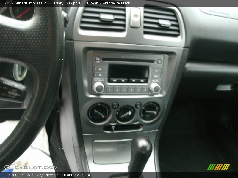 Newport Blue Pearl / Anthracite Black 2007 Subaru Impreza 2.5i Sedan