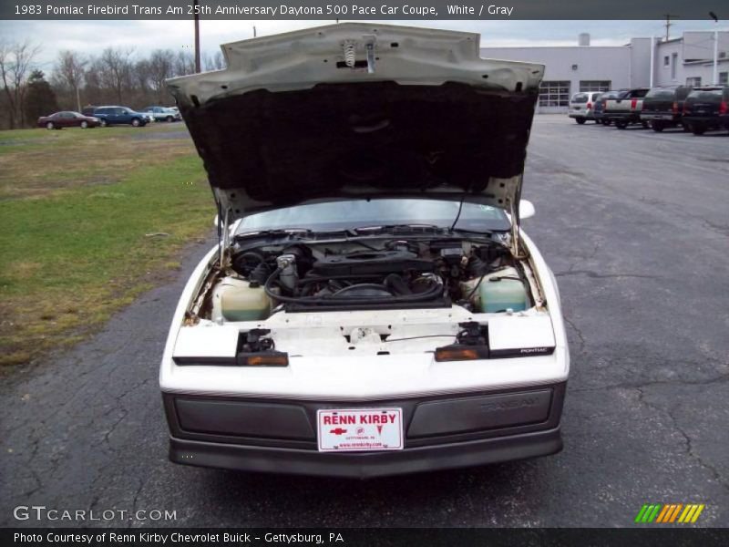White / Gray 1983 Pontiac Firebird Trans Am 25th Anniversary Daytona 500 Pace Car Coupe