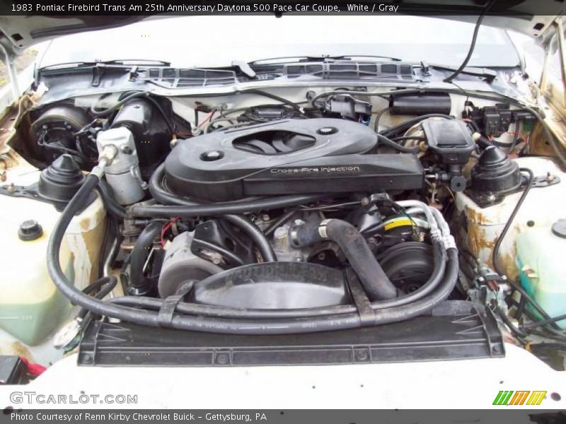 White / Gray 1983 Pontiac Firebird Trans Am 25th Anniversary Daytona 500 Pace Car Coupe