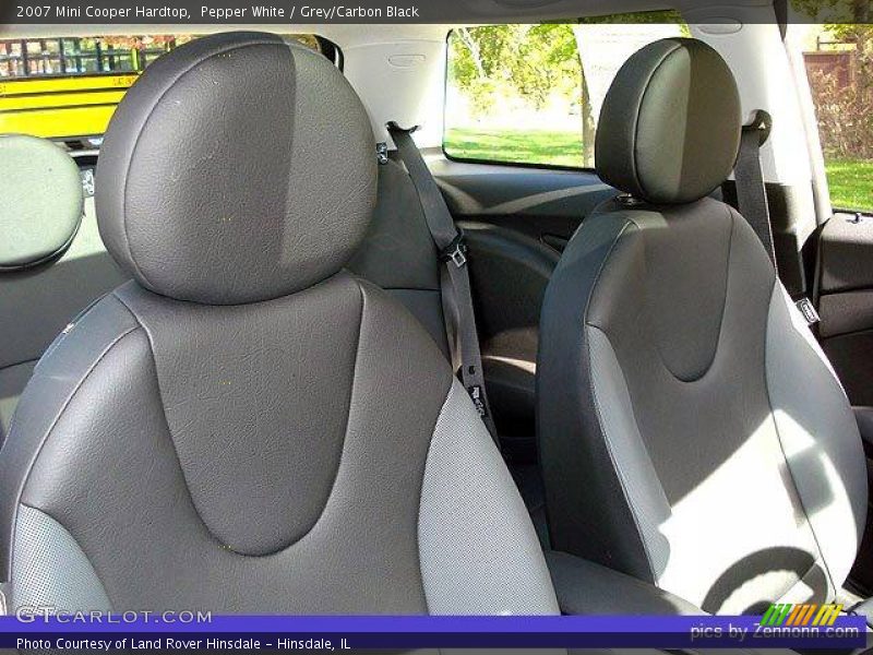 Pepper White / Grey/Carbon Black 2007 Mini Cooper Hardtop