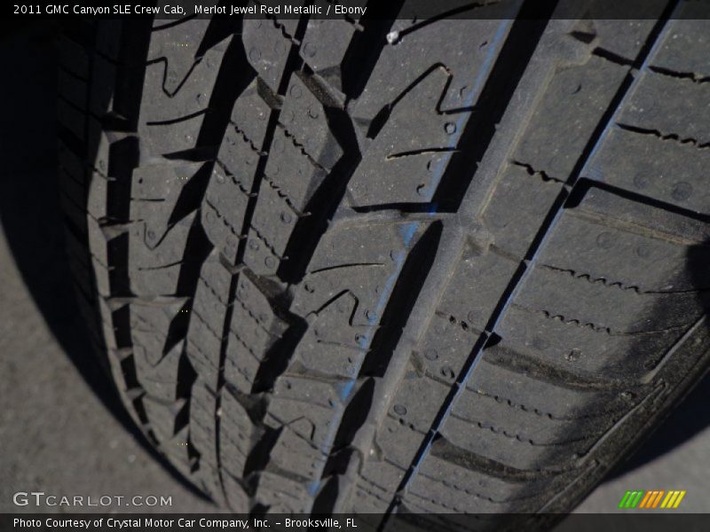 Merlot Jewel Red Metallic / Ebony 2011 GMC Canyon SLE Crew Cab