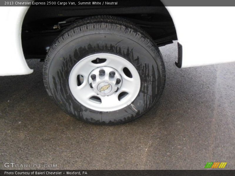 Summit White / Neutral 2013 Chevrolet Express 2500 Cargo Van