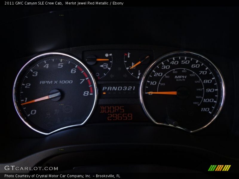  2011 Canyon SLE Crew Cab SLE Crew Cab Gauges