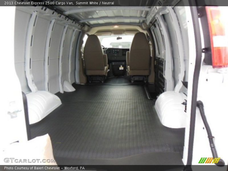  2013 Express 2500 Cargo Van Trunk