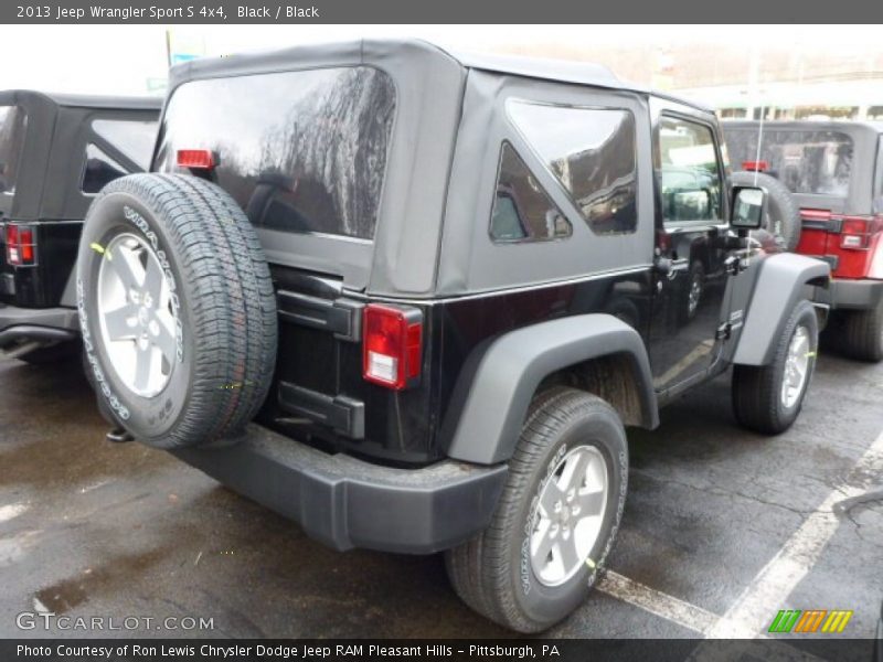 Black / Black 2013 Jeep Wrangler Sport S 4x4