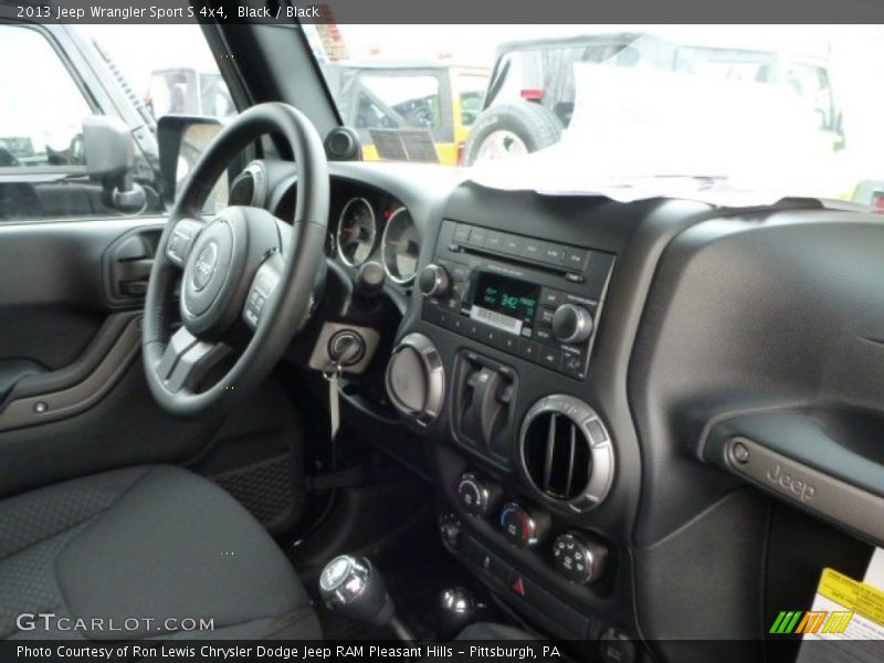 Black / Black 2013 Jeep Wrangler Sport S 4x4