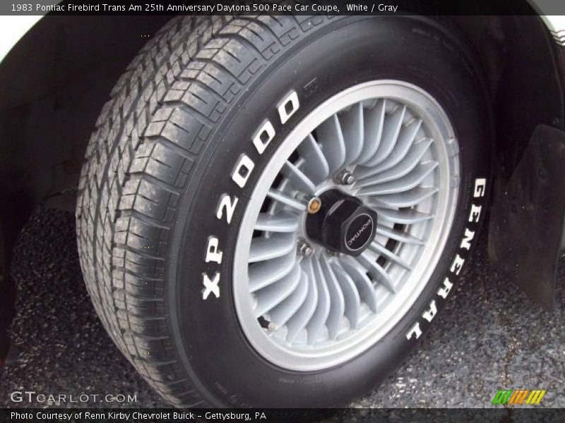White / Gray 1983 Pontiac Firebird Trans Am 25th Anniversary Daytona 500 Pace Car Coupe