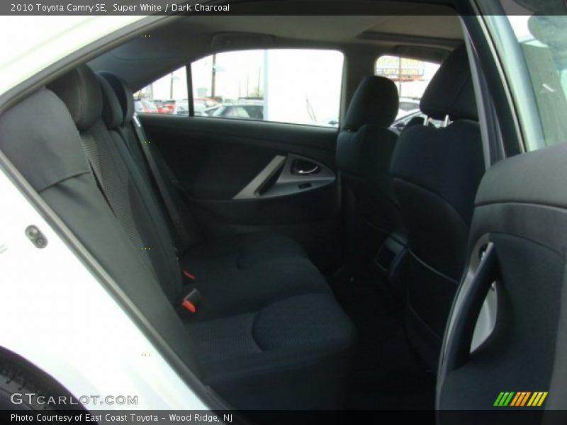 Super White / Dark Charcoal 2010 Toyota Camry SE