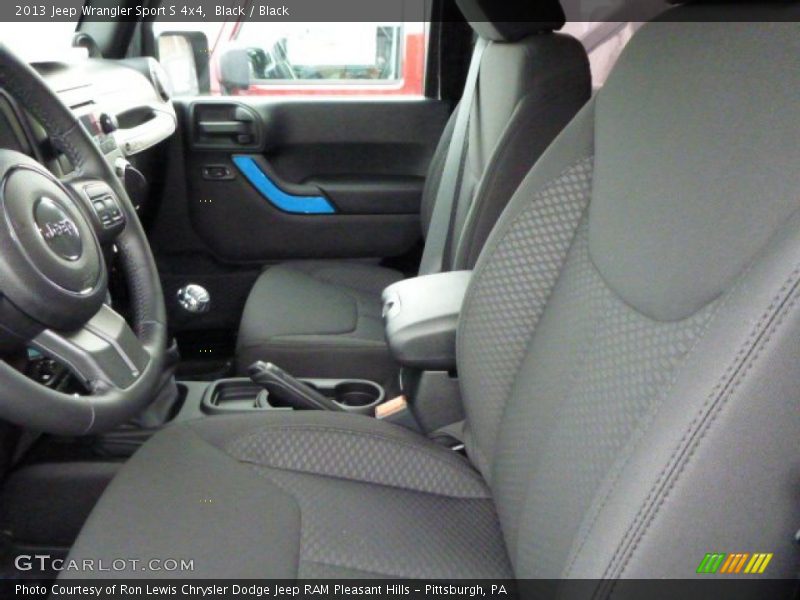 Black / Black 2013 Jeep Wrangler Sport S 4x4