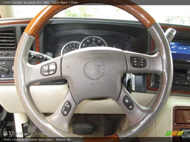 Sable Black / Shale 2003 Cadillac Escalade ESV AWD