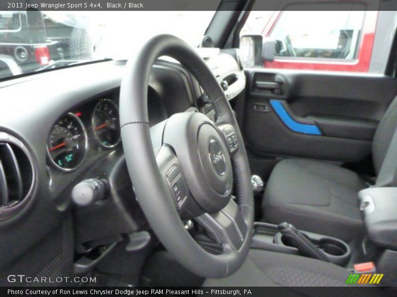 Black / Black 2013 Jeep Wrangler Sport S 4x4