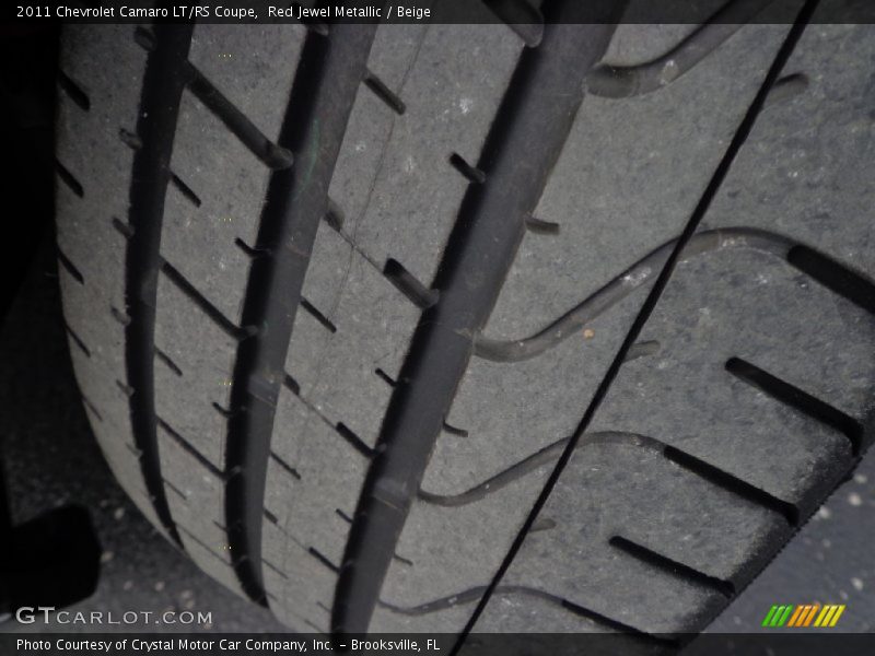 Red Jewel Metallic / Beige 2011 Chevrolet Camaro LT/RS Coupe