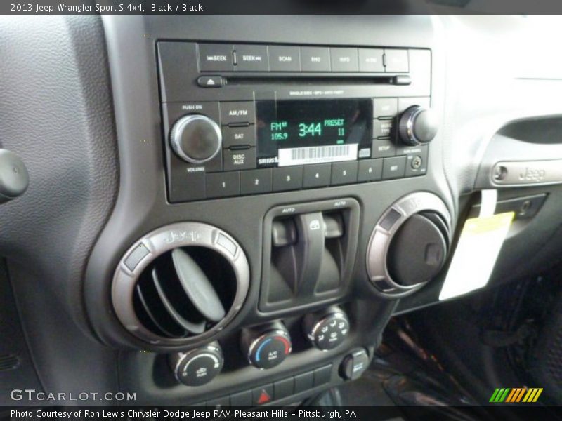 Black / Black 2013 Jeep Wrangler Sport S 4x4