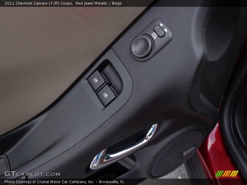 Red Jewel Metallic / Beige 2011 Chevrolet Camaro LT/RS Coupe