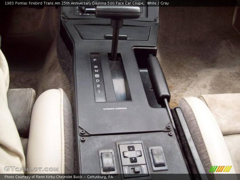 White / Gray 1983 Pontiac Firebird Trans Am 25th Anniversary Daytona 500 Pace Car Coupe