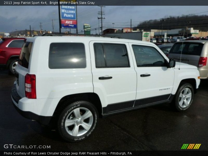 Bright White / Dark Slate Gray 2013 Jeep Patriot Sport 4x4