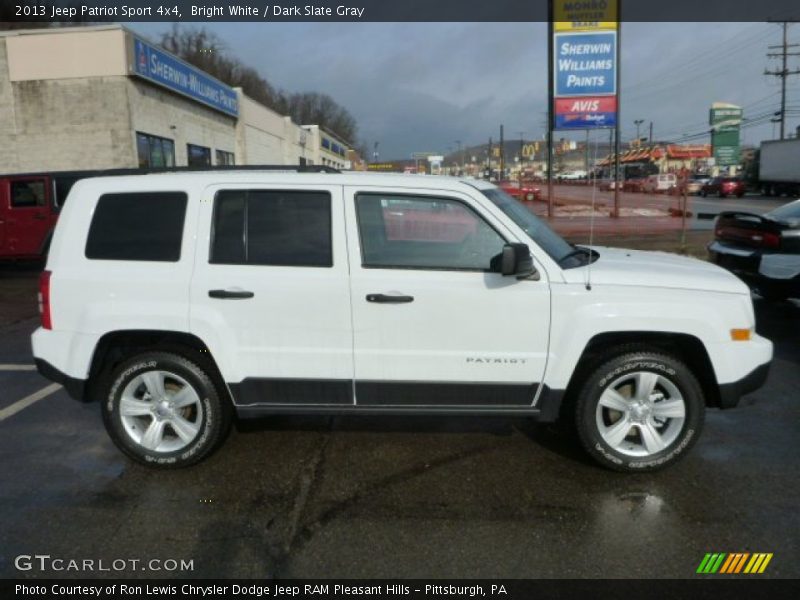 Bright White / Dark Slate Gray 2013 Jeep Patriot Sport 4x4