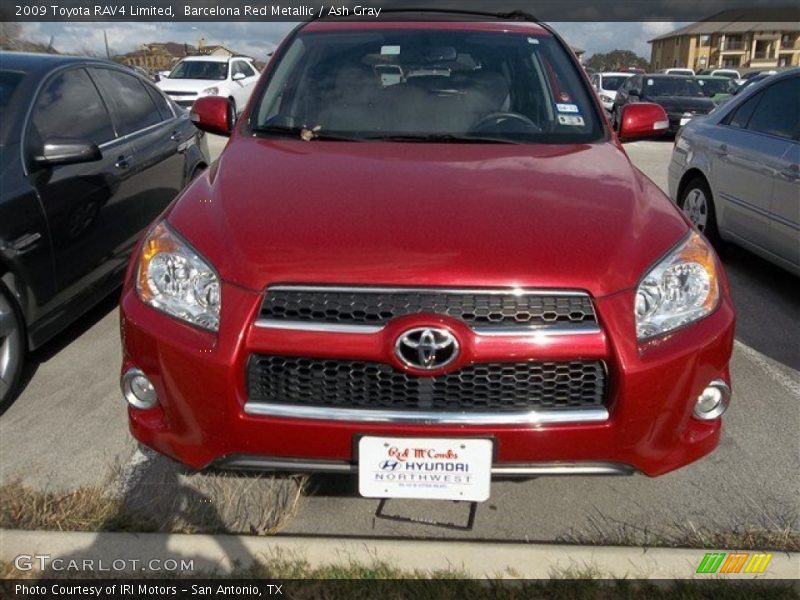 Barcelona Red Metallic / Ash Gray 2009 Toyota RAV4 Limited
