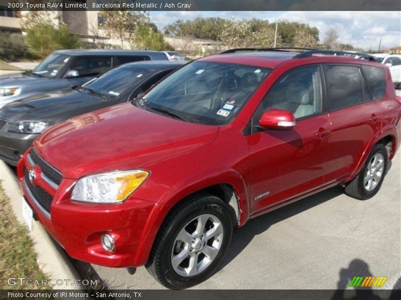 Barcelona Red Metallic / Ash Gray 2009 Toyota RAV4 Limited