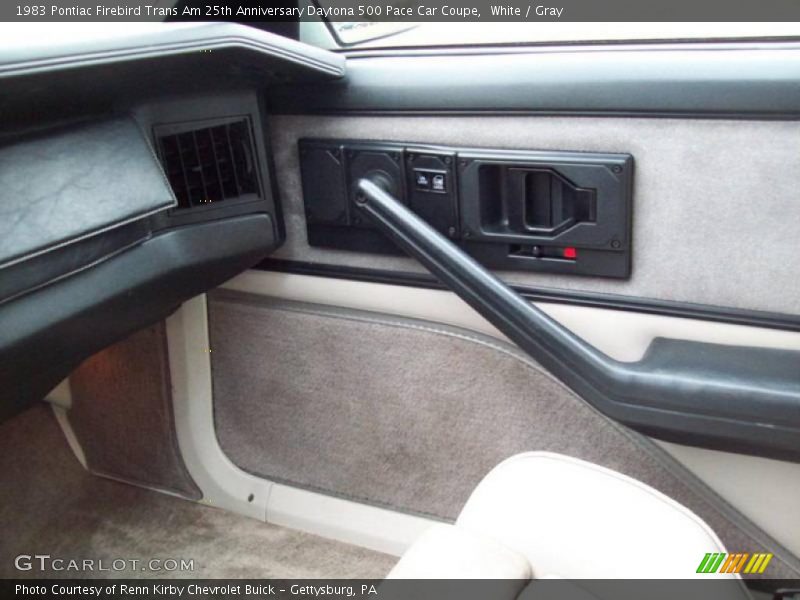 White / Gray 1983 Pontiac Firebird Trans Am 25th Anniversary Daytona 500 Pace Car Coupe