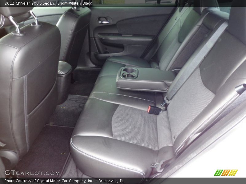 Bright White / Black 2012 Chrysler 200 S Sedan