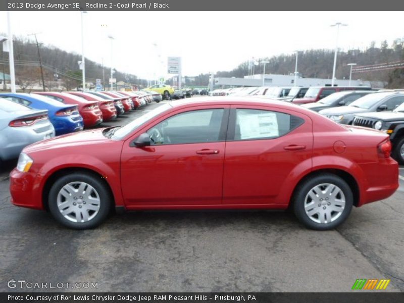 Redline 2-Coat Pearl / Black 2013 Dodge Avenger SE