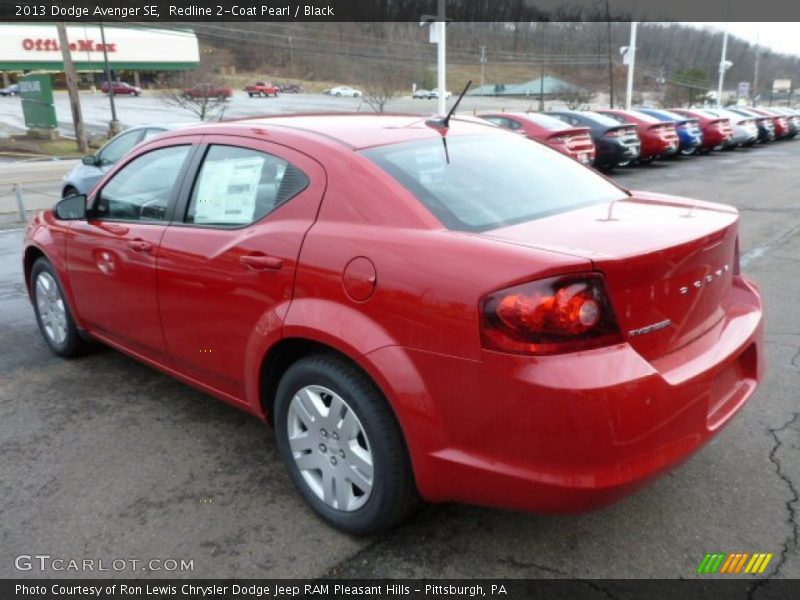 Redline 2-Coat Pearl / Black 2013 Dodge Avenger SE