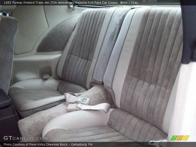 White / Gray 1983 Pontiac Firebird Trans Am 25th Anniversary Daytona 500 Pace Car Coupe