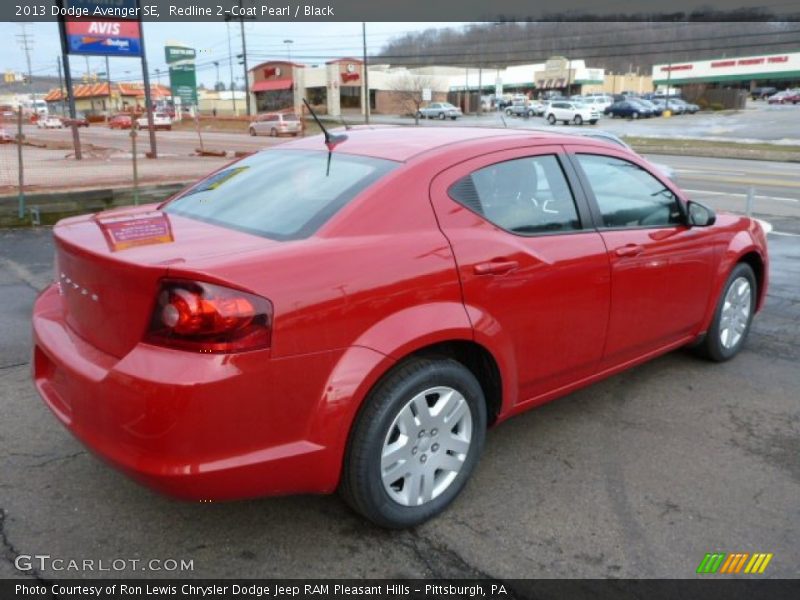 Redline 2-Coat Pearl / Black 2013 Dodge Avenger SE