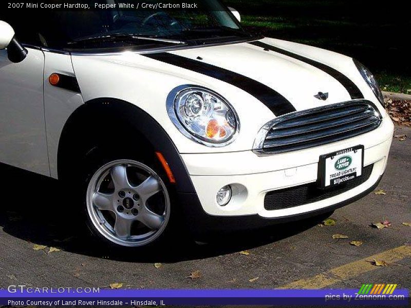 Pepper White / Grey/Carbon Black 2007 Mini Cooper Hardtop