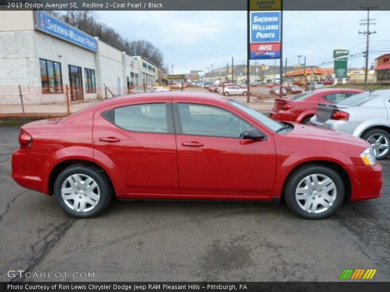 Redline 2-Coat Pearl / Black 2013 Dodge Avenger SE