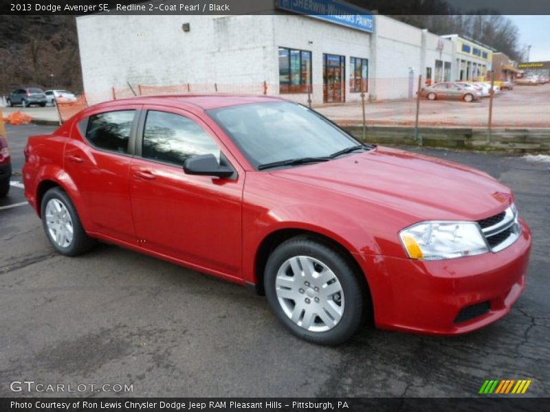 Redline 2-Coat Pearl / Black 2013 Dodge Avenger SE