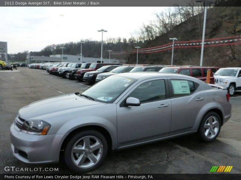 Billet Silver Metallic / Black 2013 Dodge Avenger SXT