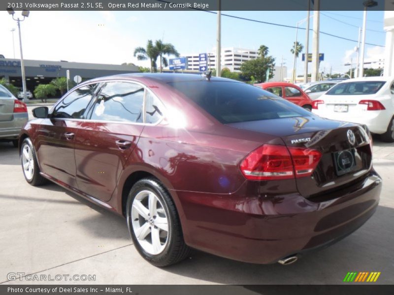 Opera Red Metallic / Cornsilk Beige 2013 Volkswagen Passat 2.5L SE