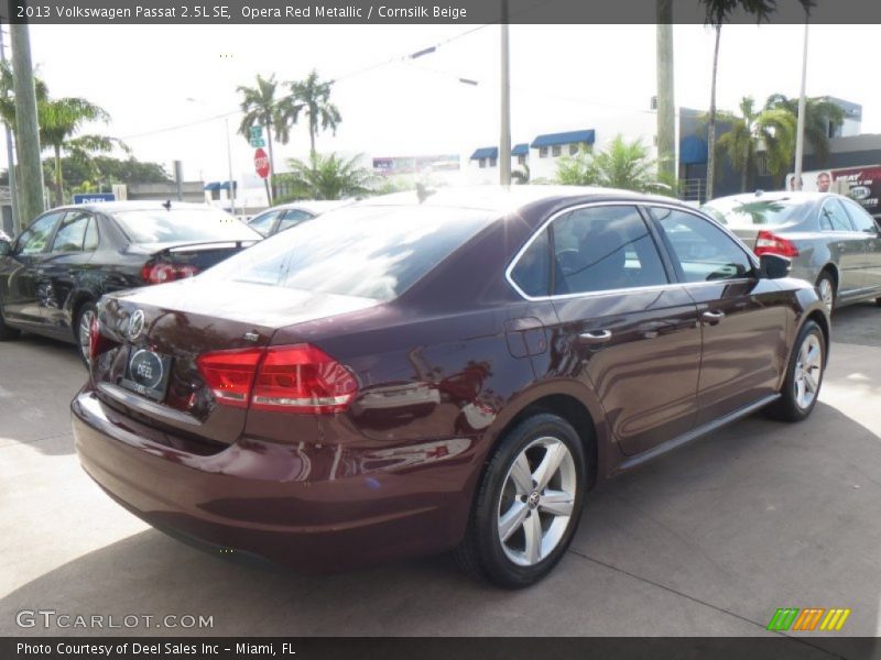 Opera Red Metallic / Cornsilk Beige 2013 Volkswagen Passat 2.5L SE