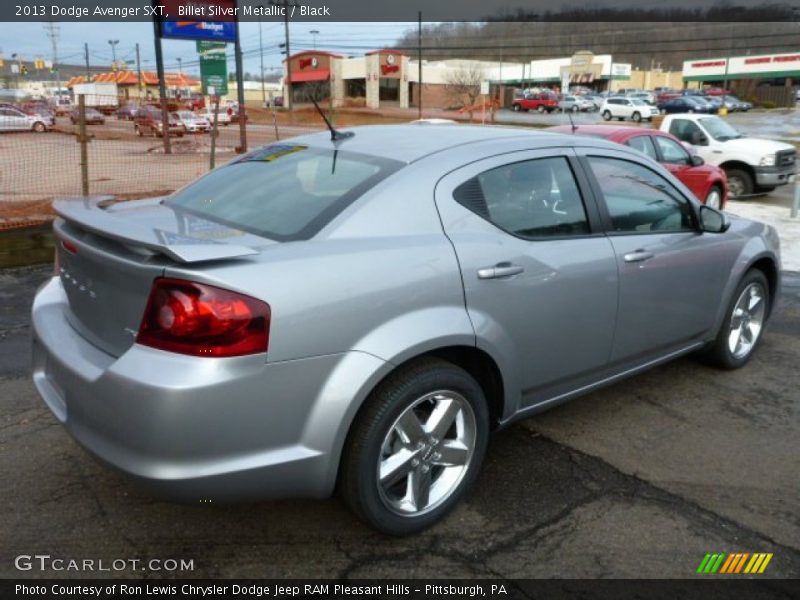 Billet Silver Metallic / Black 2013 Dodge Avenger SXT