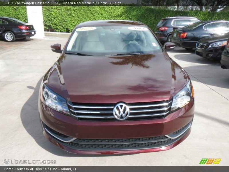 Opera Red Metallic / Cornsilk Beige 2013 Volkswagen Passat 2.5L SE